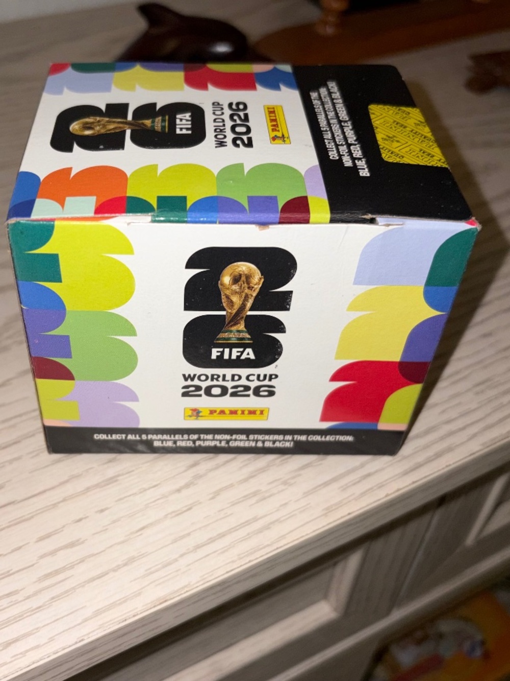 New sealed Authentic Panini FIFA World Cup 2026 50-Pack Sticker Box 350 Stickers